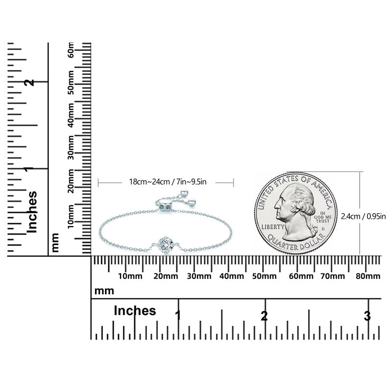 Elegant and Luxurious Moissanite Bracelet for Women, S925 Sterling Silver Jewelry with Dazzling Sparkle - LovelyDomi